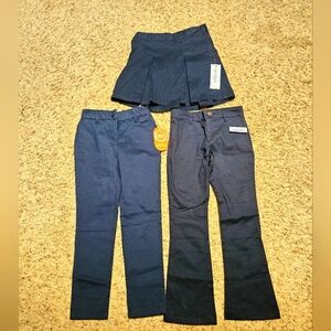 Girls' uniform pants and skirt NWT